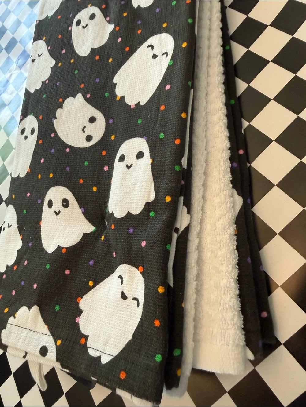 Rachel Zoe Ghost Print Kitchen Towels - Set of 3